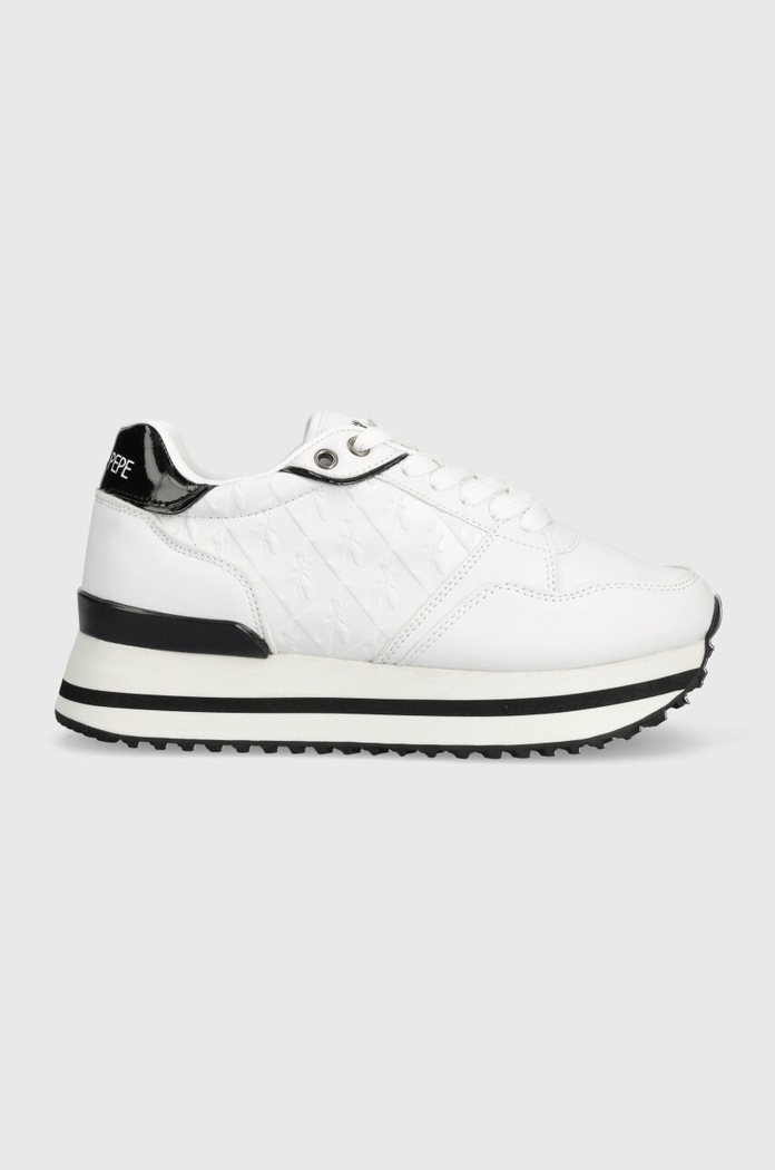 Patrizia Pepe Girl sneakersy imitacja skóry licowej biały PPJ766.35.41