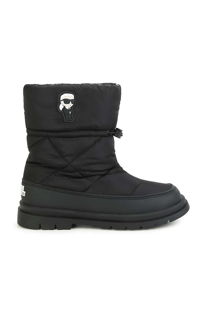 Karl Lagerfeld śniegowce dziecięce Z19119.36.39 czarny AW23