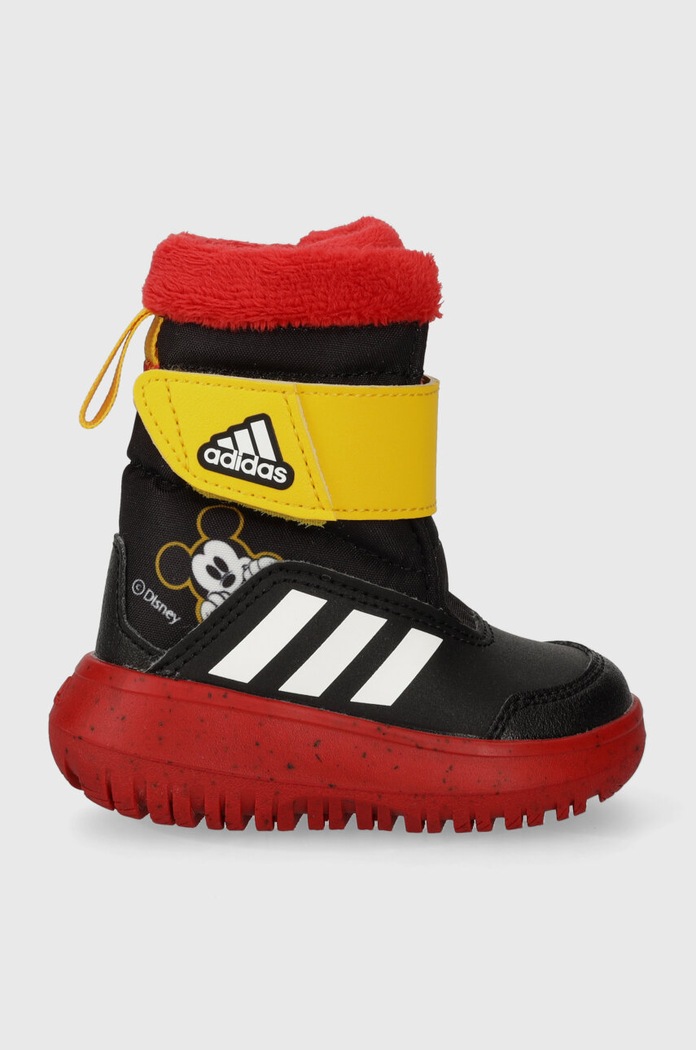 Dětské sněhule adidas Winterplay Mickey I textilní černá IG7190