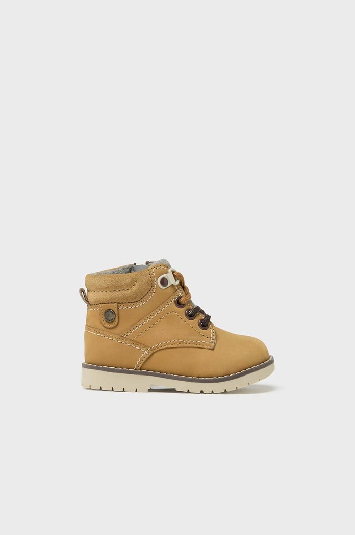 Mayoral ghete de iarna pentru copii din piele 42429.57B.Baby galben AW23