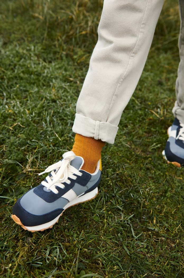Liewood sneakersy dziecięce LW17989 Jasper Suede Sneakers tekstylny żółty LW17989