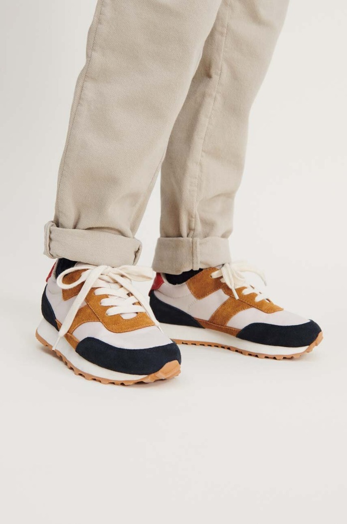 Liewood sneakersy dziecięce LW17989 Jasper Suede Sneakers tekstylny granatowy LW17989