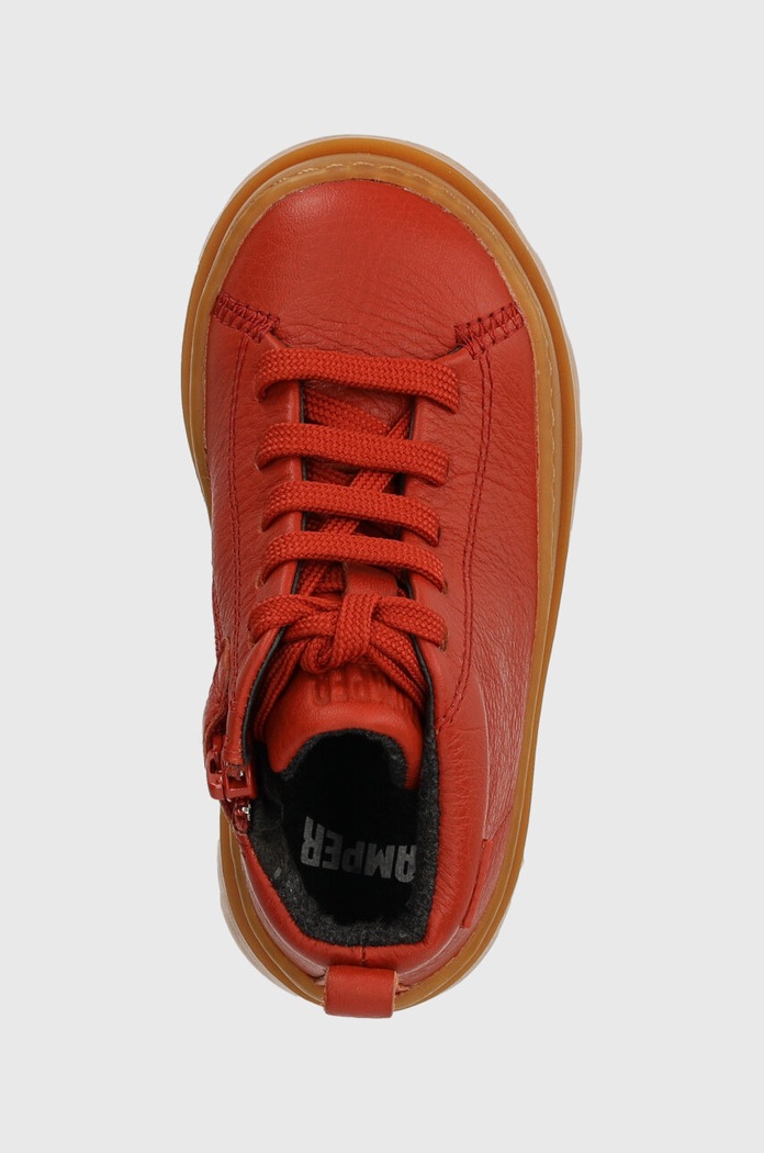 Dječje kožne polucipele Camper Brutus FW bordo K900291