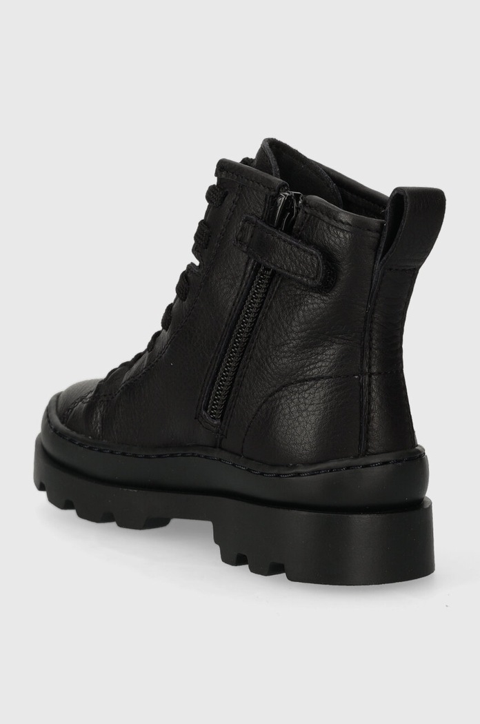 Chłopiec Camper buty zimowe dziecięce skórzane Brutus Kids K900179.27 czarny