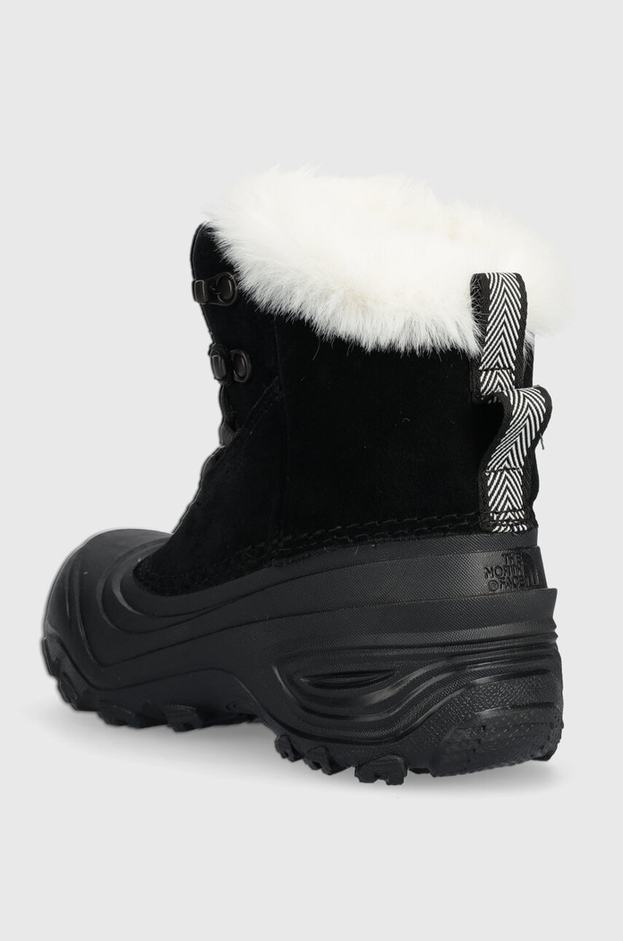 Chłopiec The North Face buty zimowe dziecięce Y SHELLISTA V LACE WP NF0A7W5X czarny