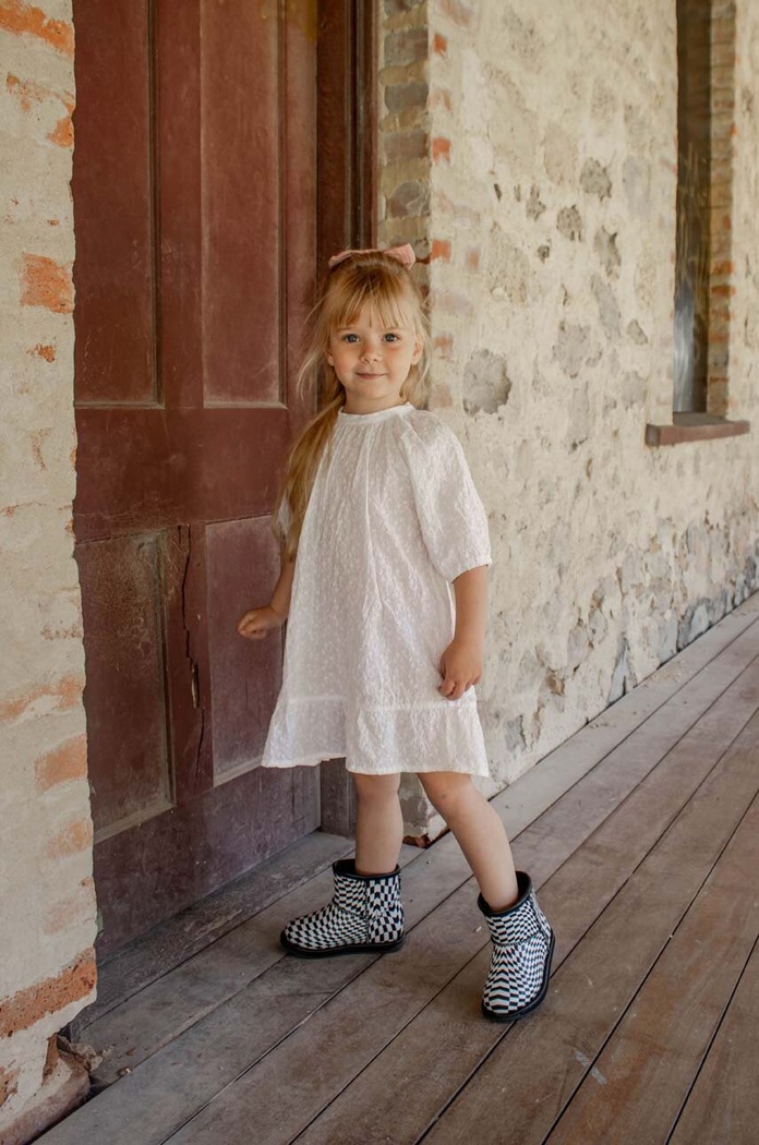 Detské kožené snehule Emu Australia Blanasi K12950.Blanasi čierna AW23