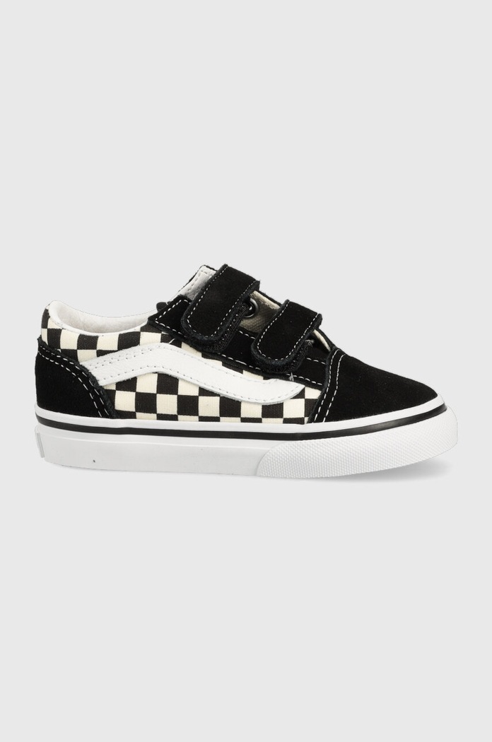 Dětské tenisky Vans TD Old Skool V semišová kůže černá VN0A38JN