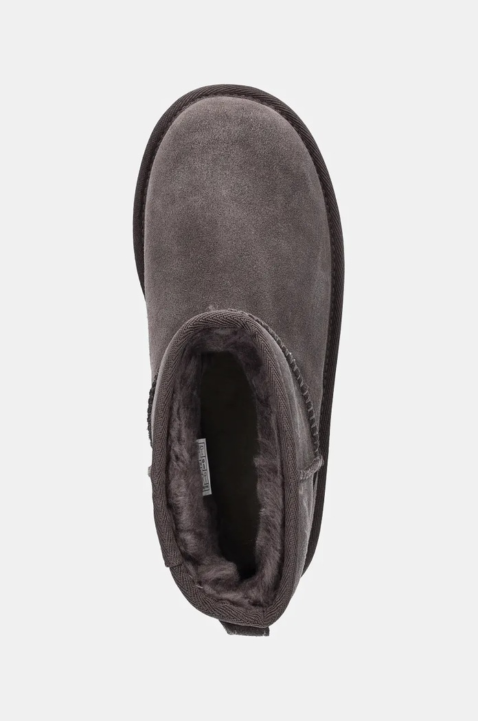 Μπότες σουέτ για παιδιά UGG CLASSIC MINI PLATFORM καφέ 1143700K