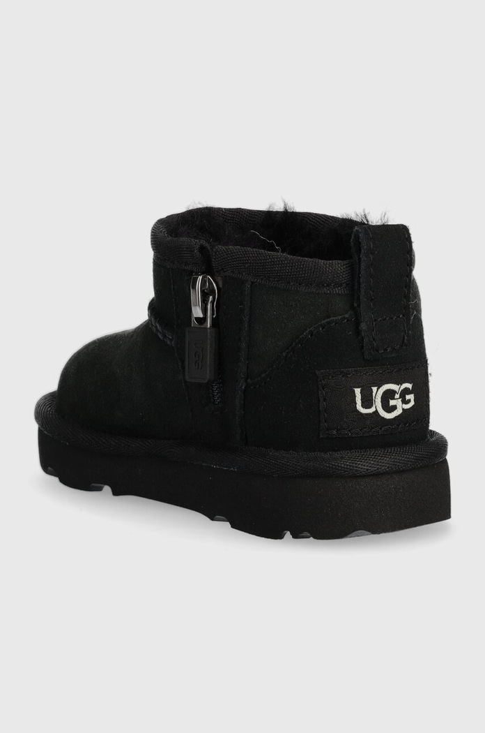 Хлопчик Дитячі замшеві чоботи UGG T CLASSIC ULTRA MINI 1130750T чорний