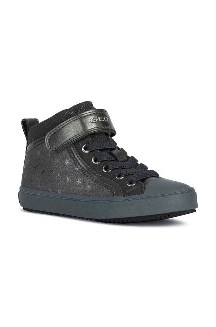 Detské tenisky Geox imitácia kože sivá J744GI.0DHAJ.36.41