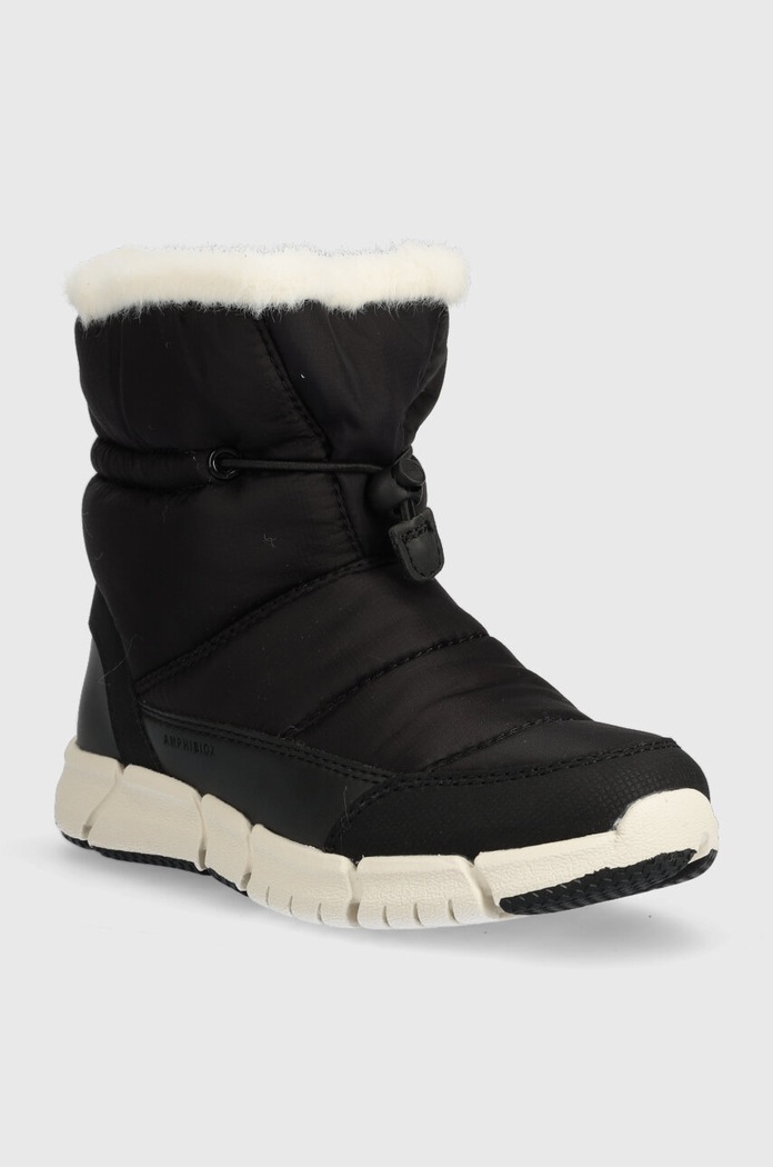 Detské snehule Geox J36APB 0FUME J FLEXYPER B AB J36APB.0FUME.28.35 čierna AW23