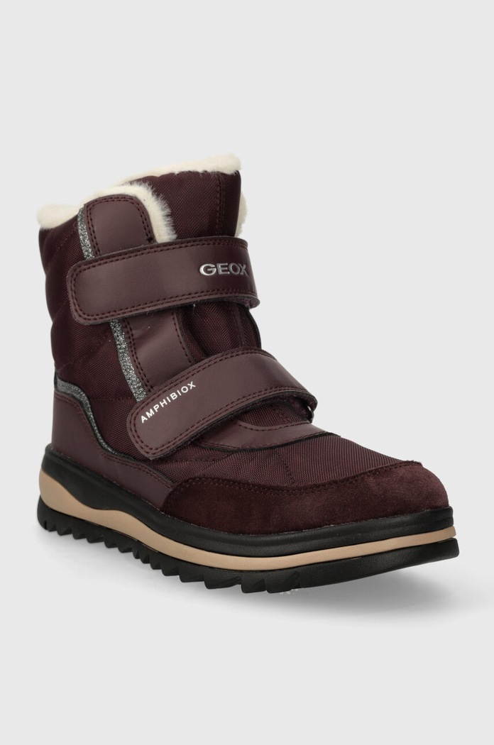 Geox scarpe invernali bambini J36EWB 054FU J ADELHIDE B AB J36EWB.054FU.36.39 granata AW23