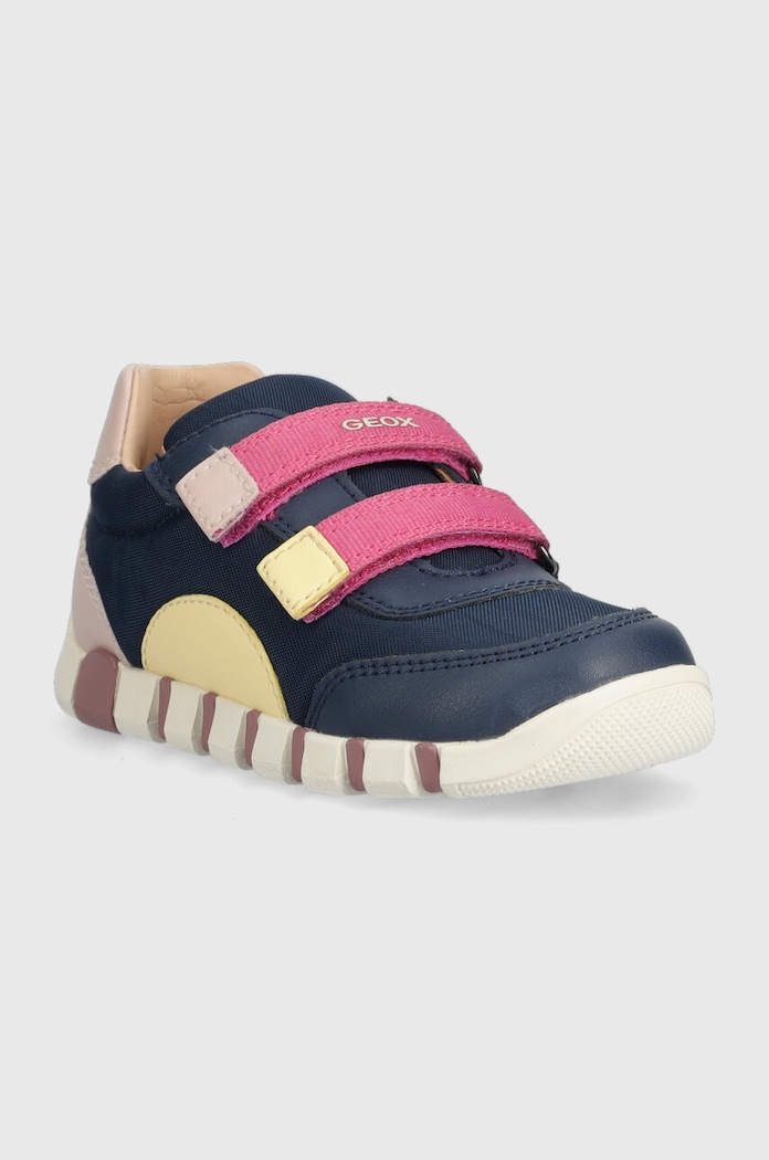 Παιδικά sneakers Geox B3558A.0FU54 σκούρο μπλε AW23