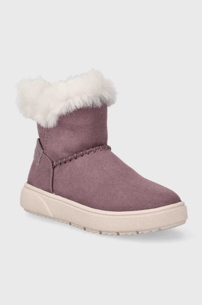 Dětské zimní boty Geox J36HUD 000AU J THELEVEN J36HUD.000AU.24.27 fialová AW24