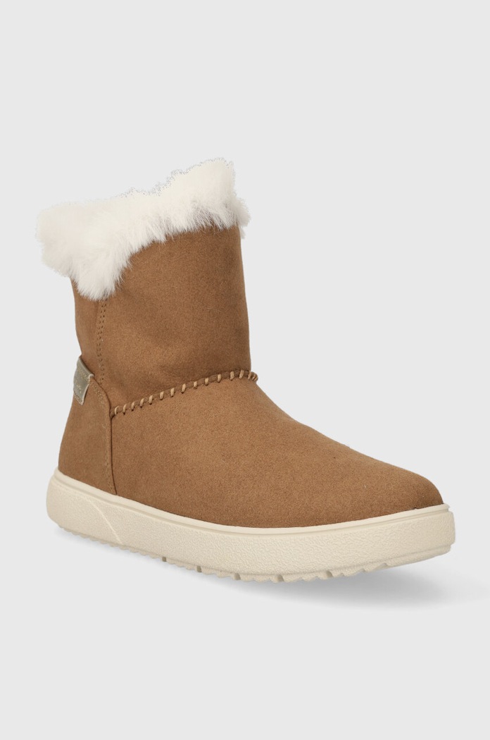Dětské zimní boty Geox J36HUD 000AU J THELEVEN J36HUD.000AU.28.35 hnědá AW24