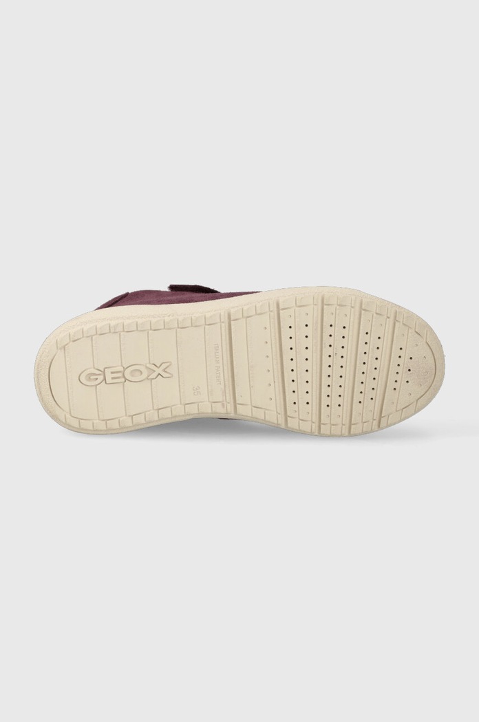Geox sneakersy zamszowe dziecięce J36HYC 022BH J THELEVEN WPF J36HYC.022BH.28.35 fioletowy