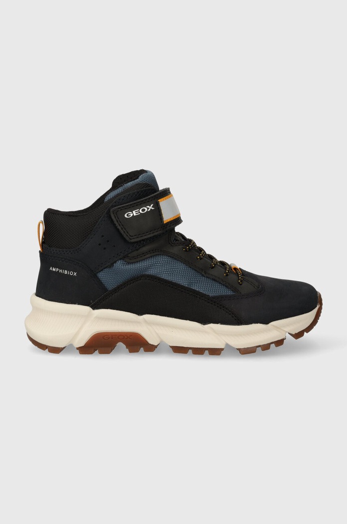 Παιδικά sneakers Geox υφασμάτινο σκούρο μπλε J36LCF.032ME.28.35