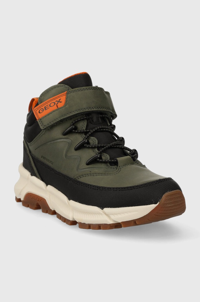 Geox Cizme de iarna pentru copii J36LCG.0MEFU.32.35 verde AW25