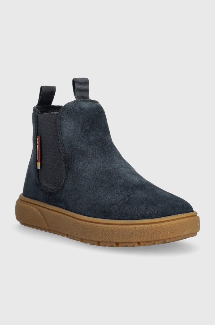 Geox sztyblety zamszowe dziecięce J36LDB.00022.28.35 granatowy AW24