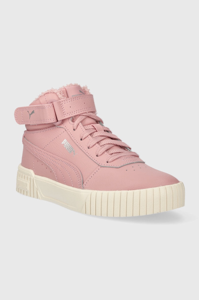 Detské tenisky Puma Carina 2.0 Mid WTR Jr 387380 ružová AW24