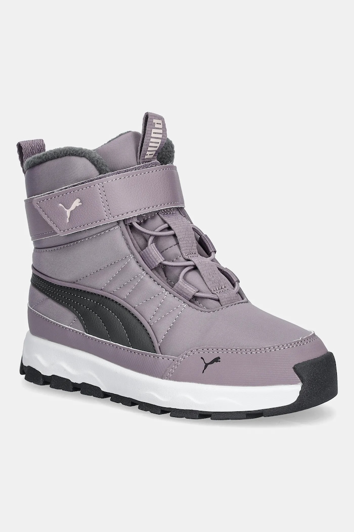 Detské snehule Puma Evolve Boot AC+ PS zateplené fialová 392645