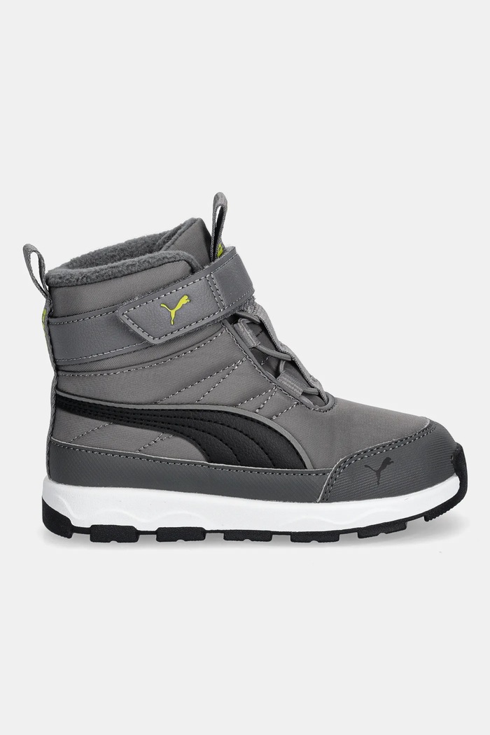 Detské zimné topánky Puma Evolve Boot AC+ Inf 392646 sivá AW25