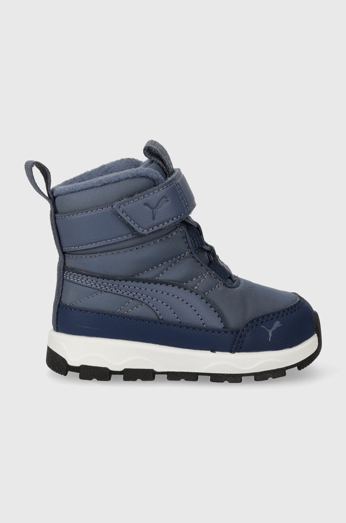 Detské zimné topánky Puma Evolve Boot AC+ Inf zateplené modrá 392646