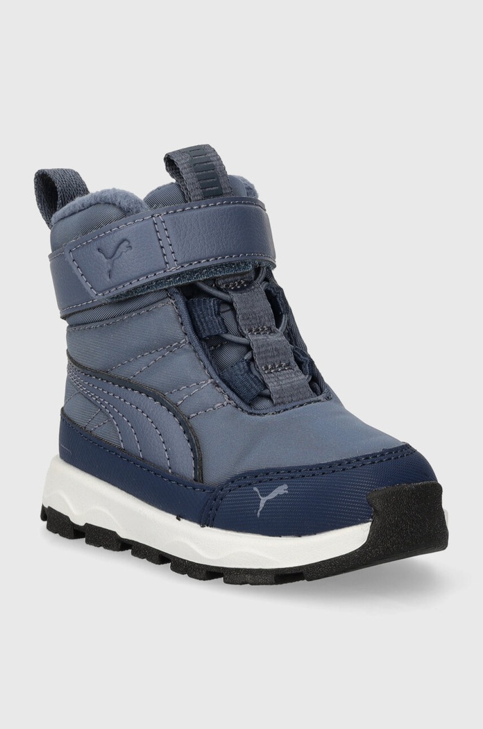 Detské zimné topánky Puma Evolve Boot AC+ Inf 392646 modrá AW25