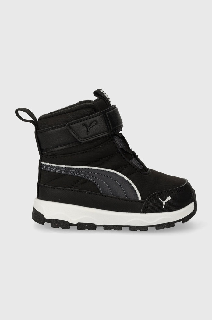 Puma cizme de iarna pentru copii Evolve Boot AC+ Inf textil negru 392646