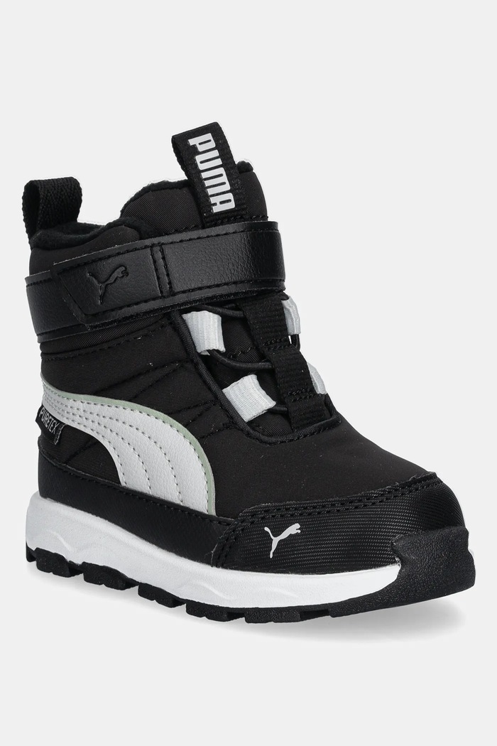 Dječje zimske čizme Puma Evolve Boot Puretex AC+Inf tekstil crna 392650