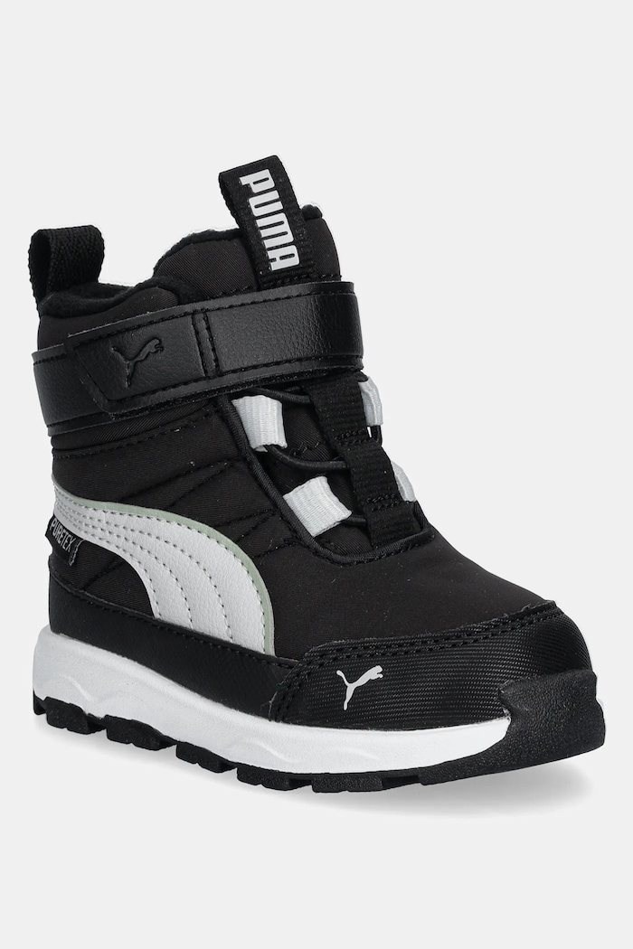 Dječje zimske čizme Puma Evolve Boot Puretex AC+Inf tekstil crna 392650