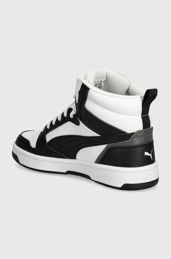 CHLAPEC Dětské sneakers boty Puma Rebound V6 Mid Jr 393831 bílá