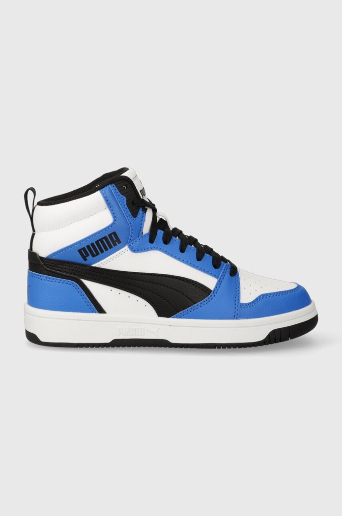 Puma gyerek sportcipő Rebound V6 Mid Jr Planet friendly kék 393831