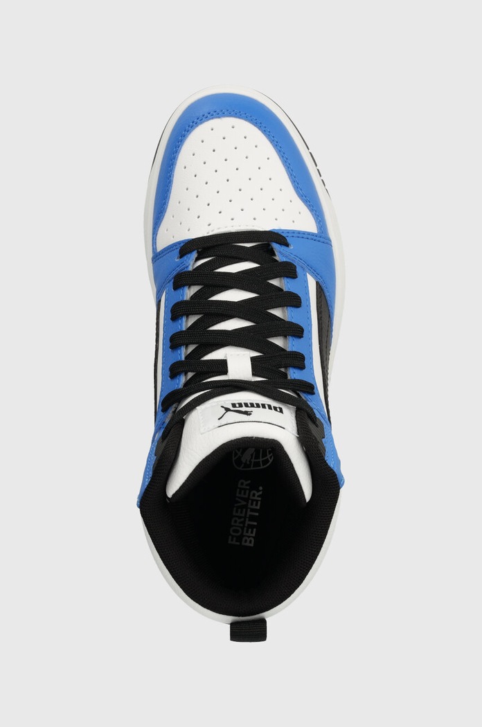 Puma gyerek sportcipő Rebound V6 Mid Jr kék 393831