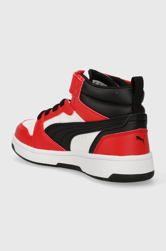 Chłopiec Puma sneakersy dziecięce Rebound V6 Mid AC+ PS 393832 czerwony