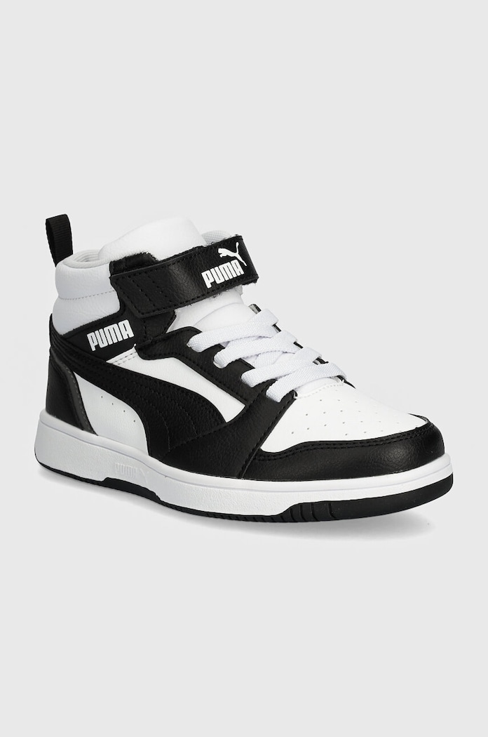 Dětské sneakers boty Puma Rebound V6 Mid AC+ PS Planet friendly černá 393832