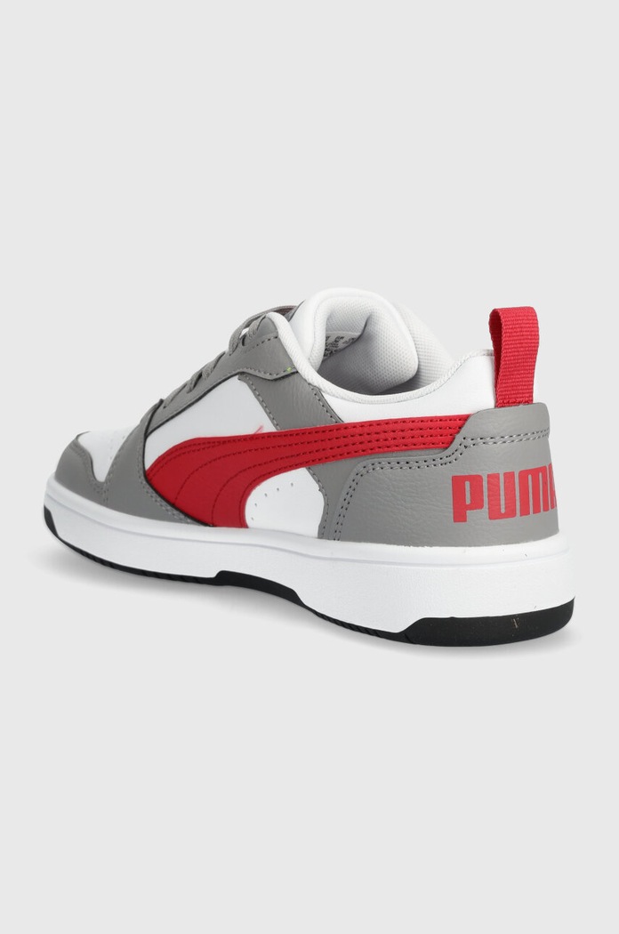 Băieți Puma sneakers pentru copii Rebound V6 Lo Jr 393833 gri