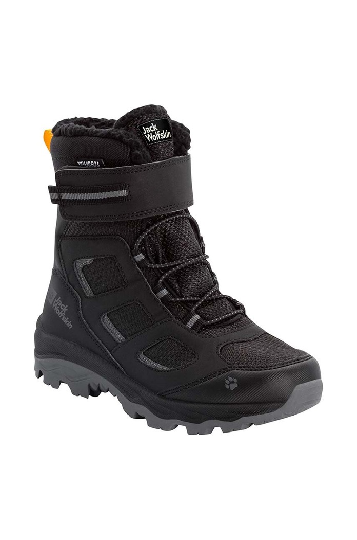 Κοριτσίστικα Παιδικές χειμερινές μπότες Jack Wolfskin VOJO WT TEXAPORE HIGH 4054011 μαύρο