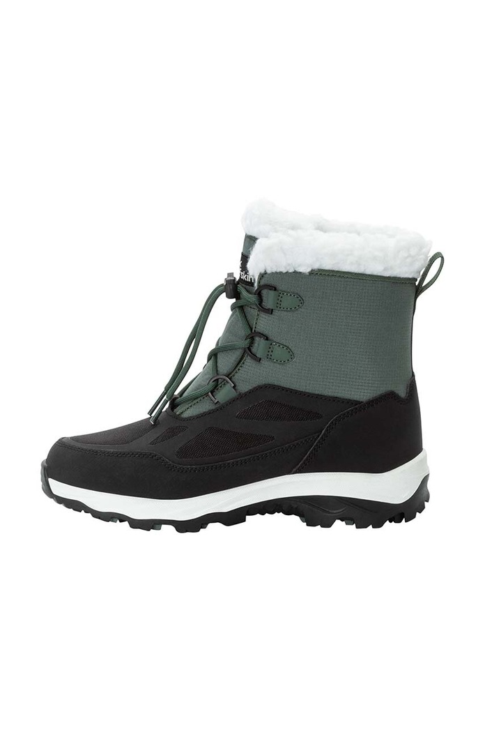 Dječje zimske čizme Jack Wolfskin VOJO SHELL XT TEXAPORE MID 4054101 zelena AW24