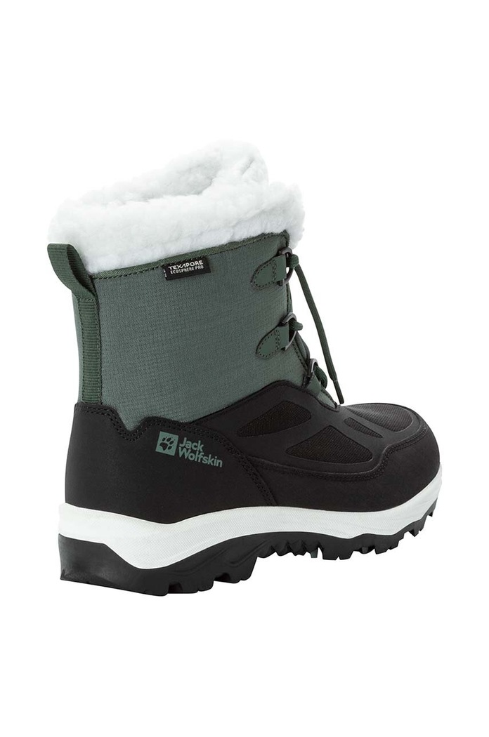 Dječje zimske čizme Jack Wolfskin VOJO SHELL XT TEXAPORE MID zelena 4054101