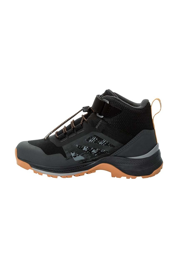 Detské zimné topánky Jack Wolfskin VILLI HIER TEXAPORE MID 4056821 čierna AW24