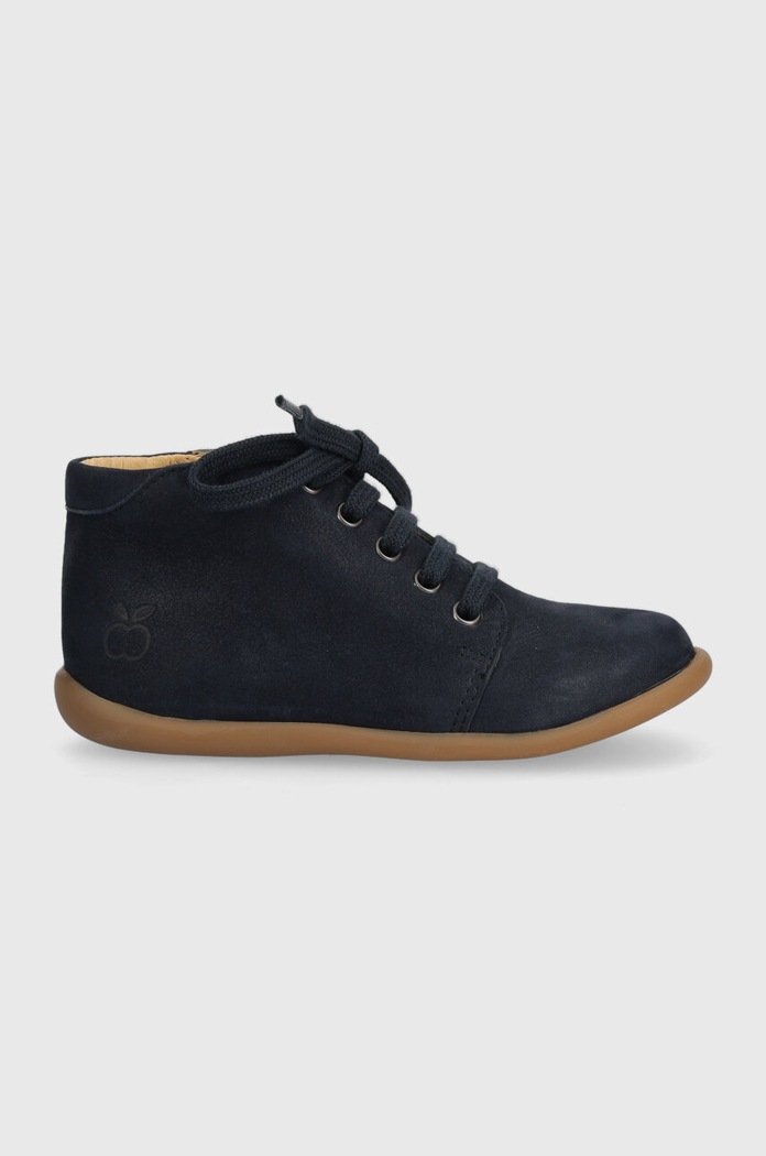 Pom D'api pantofi din piele intoarsa pentru copii Planet friendly bleumarin P1ACBG0403.24.25