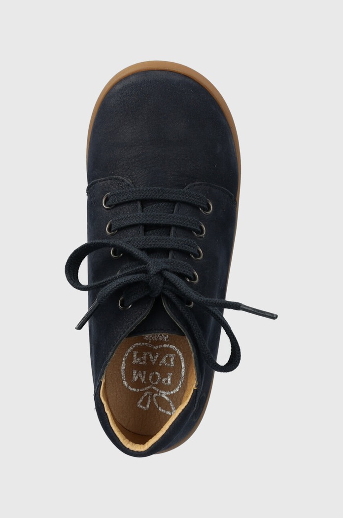 Pom D'api pantofi din piele intoarsa pentru copii bleumarin P1ACBG0403.24.25