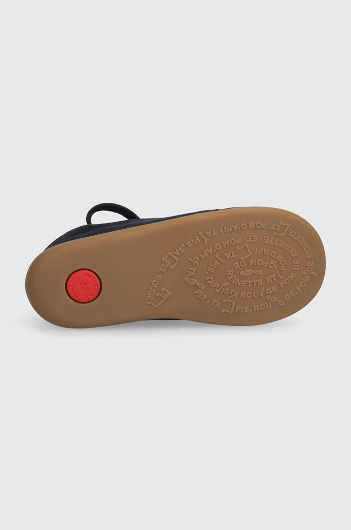 Pom D'api pantofi din piele intoarsa pentru copii P1ACBG0403.24.25 bleumarin