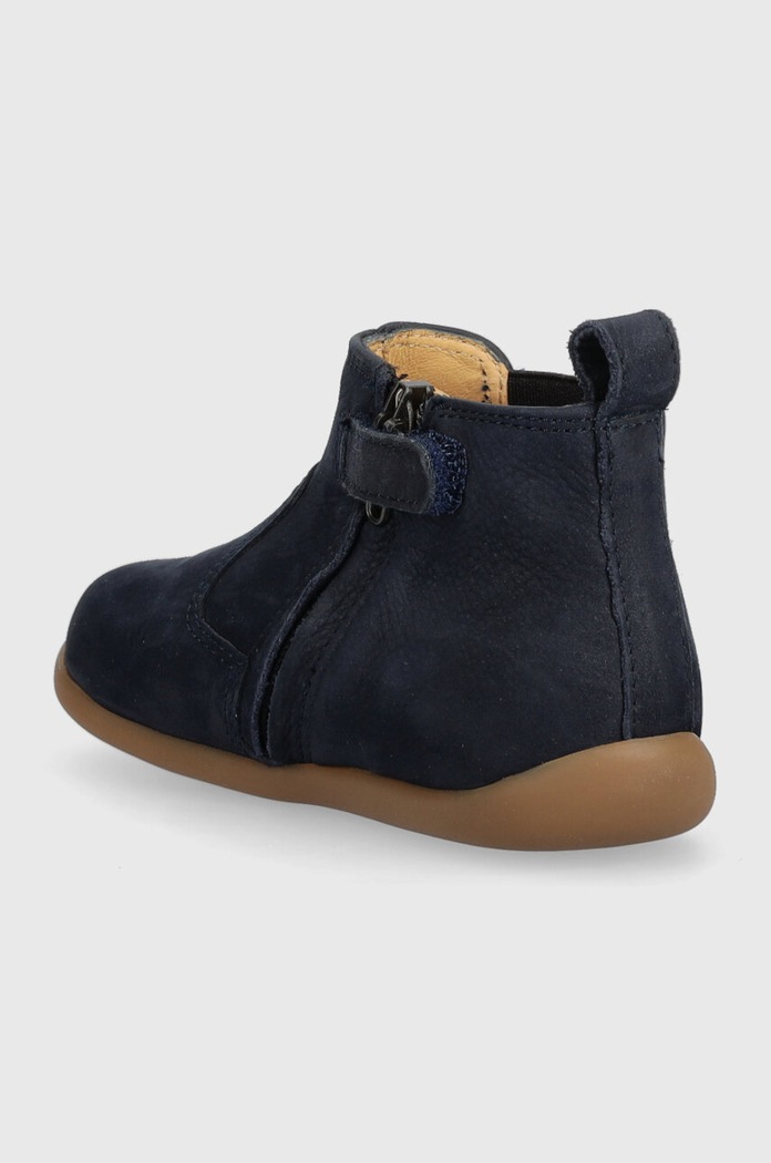 Băieți Pom D'api pantofi din piele intoarsa pentru copii P1ADBG0401.19.23 bleumarin