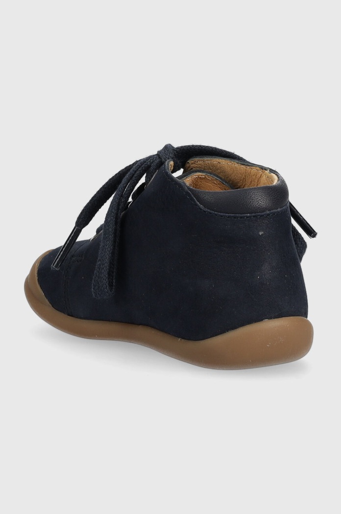 Băieți Pom D'api pantofi din piele intoarsa pentru copii FLEX-UP BOTTINE P1BABH0402.19.23 bleumarin