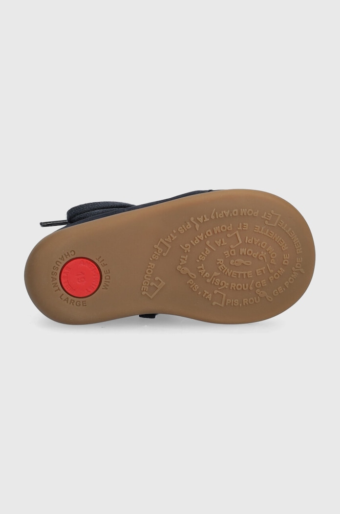 Pom D'api pantofi din piele intoarsa pentru copii FLEX-UP BOTTINE P1BABH0402.19.23 bleumarin