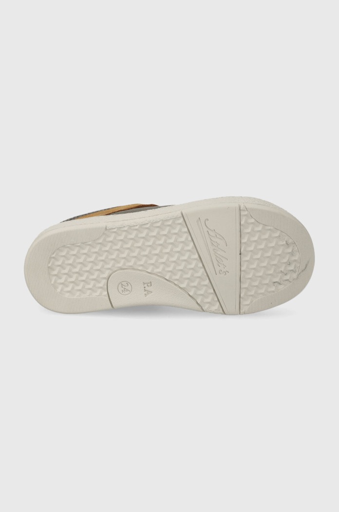 Pom D'api incaltaminte din piele pentru copii MOUSSE ZIP TREK P1PDBY0401.24.27 verde