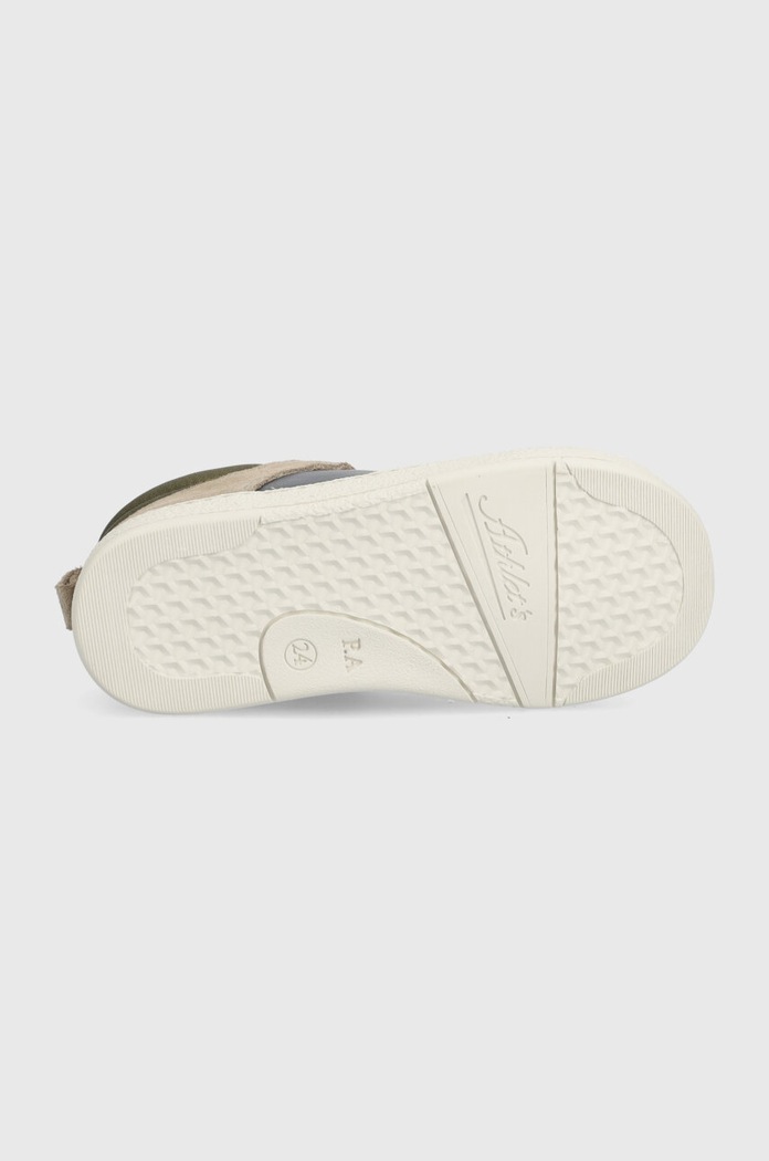 Pom D'api incaltaminte din piele pentru copii MOUSSE ZIP TREK P1PDFB0403.24.27 bleumarin
