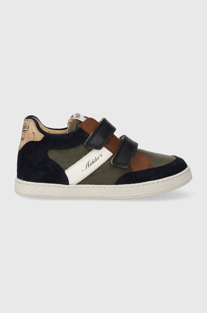 Παιδικά sneakers Pom D'api MOUSSE EASY RACING υφασμάτινο πράσινο P1PECM0402.24.27